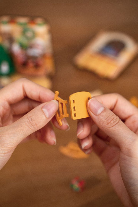 ROEDS041 Rolife Christmas Fireplace DIY Miniature Doll House Kit