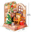 ROEDS041 Rolife Christmas Fireplace DIY Miniature Doll House Kit