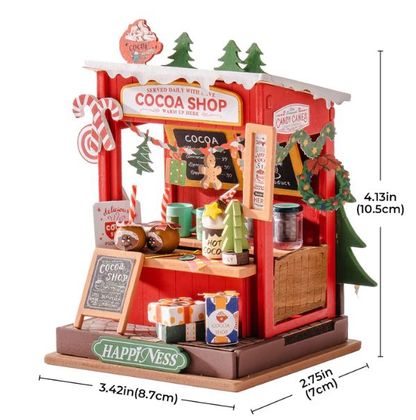 ROEDS042 Rolife Cocoa Shop DIY Miniature Doll House Kit