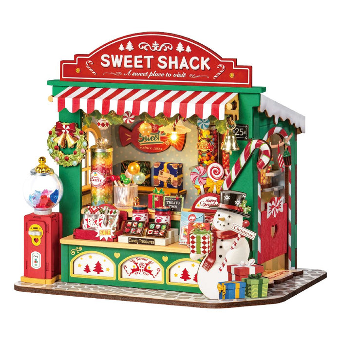 ROEDS043 Rolife Christmas Candy Stand DIY Miniature House Kit