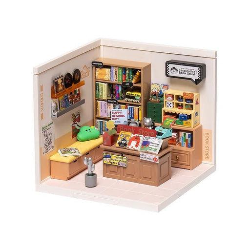 ROEDW004 Rolife Super Creator Fascinating Book Store Plastic House Kit