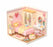 ROEDW016 Rolife Lovely Pink Bedroom DIY Plastic Miniature House