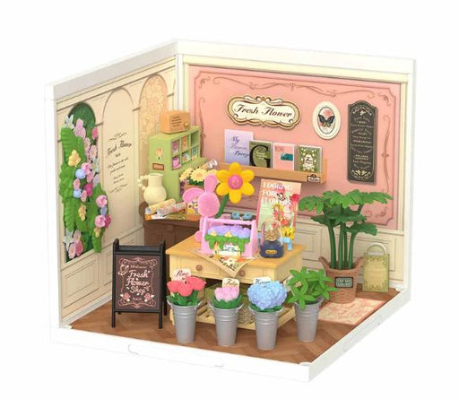 ROEDW017B Rolife Fresh Flower Shop DIY Plastic Miniature House