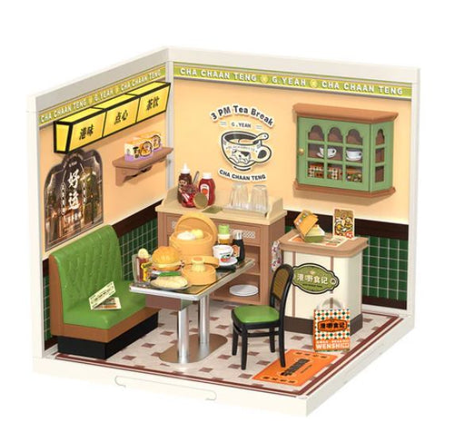 ROEDW021 Rolife Hong Kong Bites Café DIY Plastic Miniature House