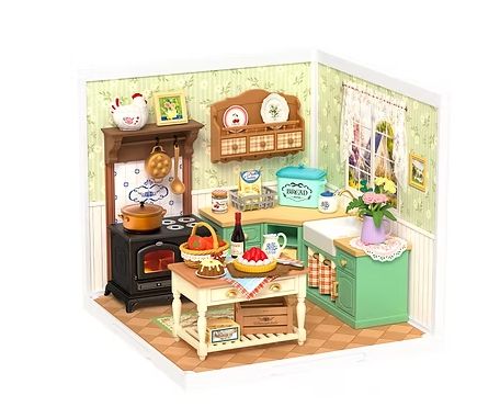 ROEDW024 Rolife Farmhouse Kitchen Plastic DIY Miniature House Kit