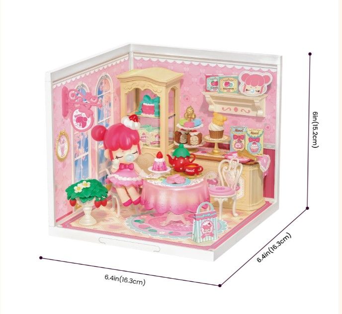 ROEDWL07 Rolife Nanci's Strawberry Teatime DIY Plastic Minature House