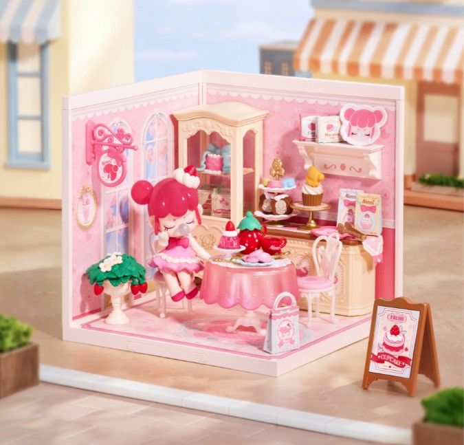 ROEDWL07 Rolife Nanci's Strawberry Teatime DIY Plastic Minature House