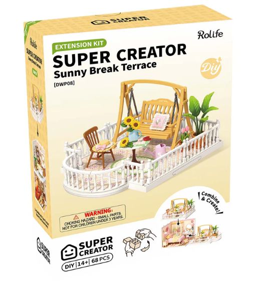 ROEDWP08 Rolife Sunny Break Terrace DIY Plastic Miniature House