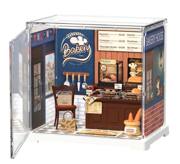 ROEDWS03B Rolife Butter Bakery House DIY Plastic Miniature House