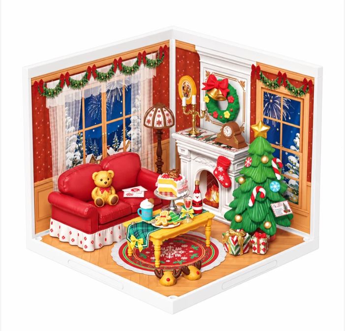 ROEDWZ03 Rolife Twinkling Christmas Eve DIY Minature House Kit