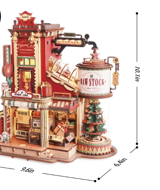 ROEEAB01 ROKR Dream Gift Factory 3D Wooden Puzzle