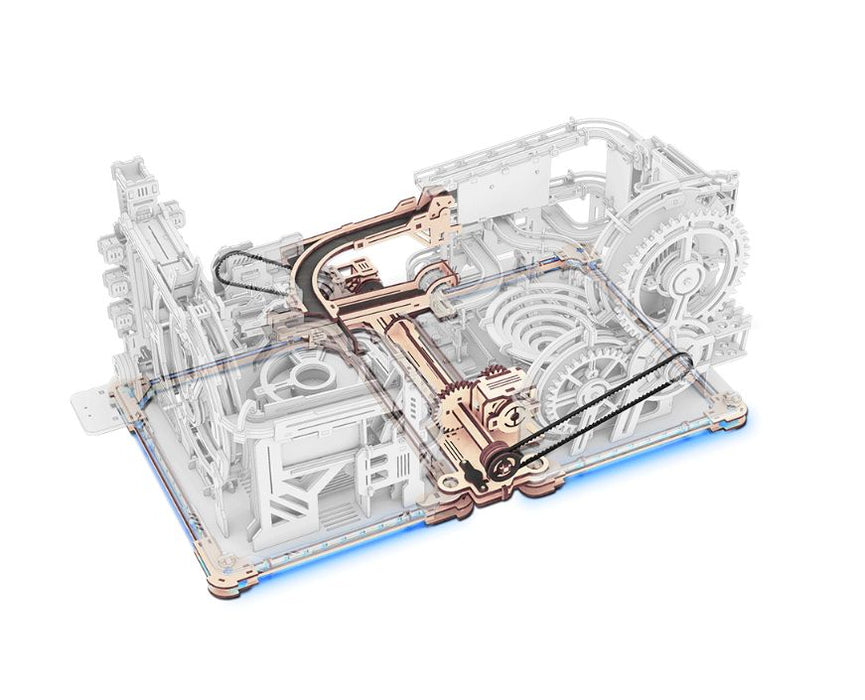 ROELG01 ROKR Marble Run Link - Marble Space Port to Marble Night City