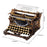 ROELK703B ROKR Mechanical Tyepwriter 3D Wooden Puzzle - Classic Version
