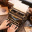 ROELK703B ROKR Mechanical Tyepwriter 3D Wooden Puzzle - Classic Version