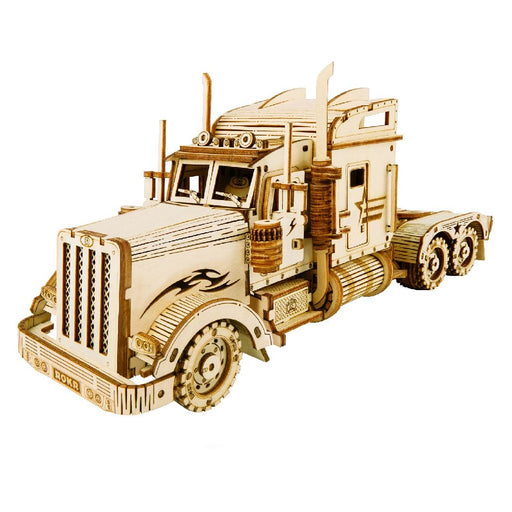 ROEMC502 ROKR Heavy Truck Scale Model 3D Wooden Puzzle