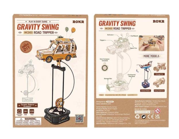 ROEMCD03 ROKR Road Tripper Pendulum Balance Toy 3D Wooden Puzzle