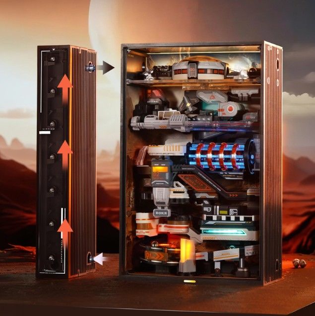 ROEMR05S ROKR Mars Outpost Mechanical 3D Puzzle
