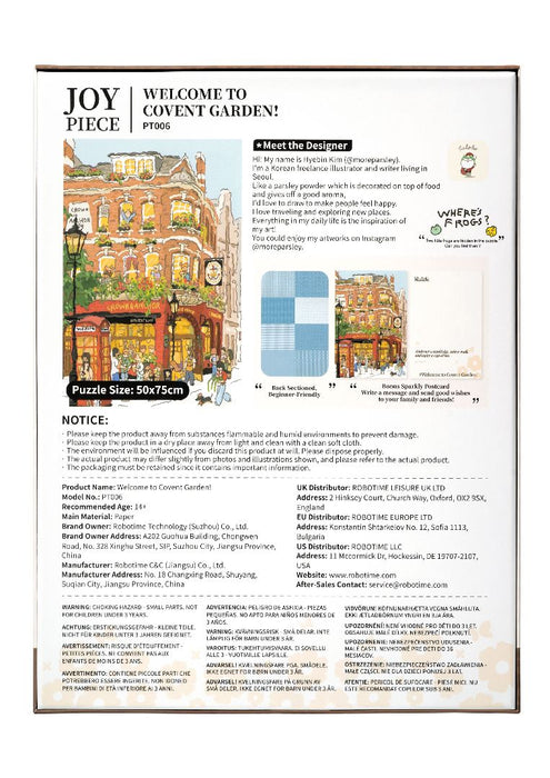 ROEPT006 Rolife Welcome to Covent Garden 1000 Piece Jigsaw Puzzle