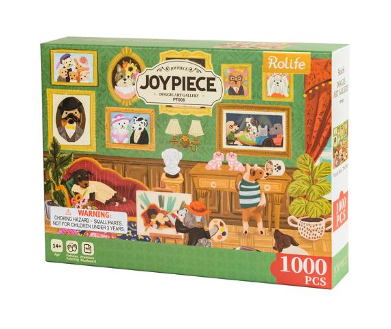 ROEPT008 Rolife Doggie Art Gallery 1000 Piece Jigsaw Puzzle