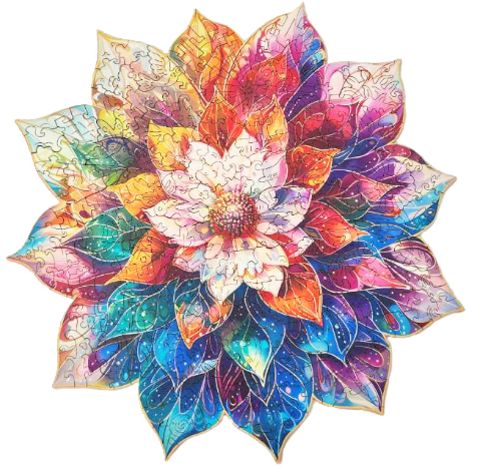 ROETA001 Rowood Mystic Mandala Flower 200 piece Puzzle
