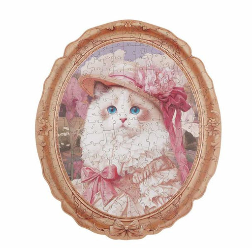 ROETA005 Rowood Springtime Kitty Portrait 200 Piece Wooden Jigsaw Puzzle