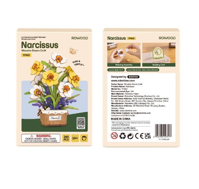 ROETF002 Rolife Narcissus 3D Wooden Puzzle