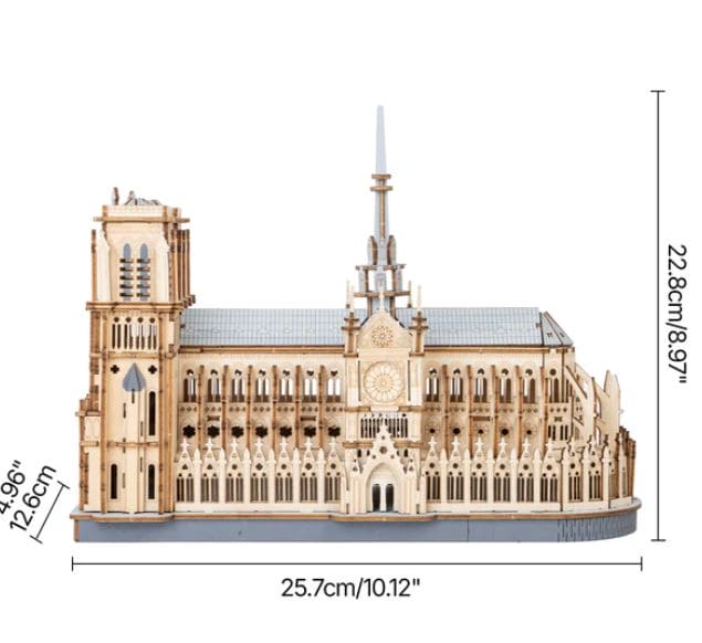 ROETG511 Rowood Paris Cathedral 3D Wooden Puzzle