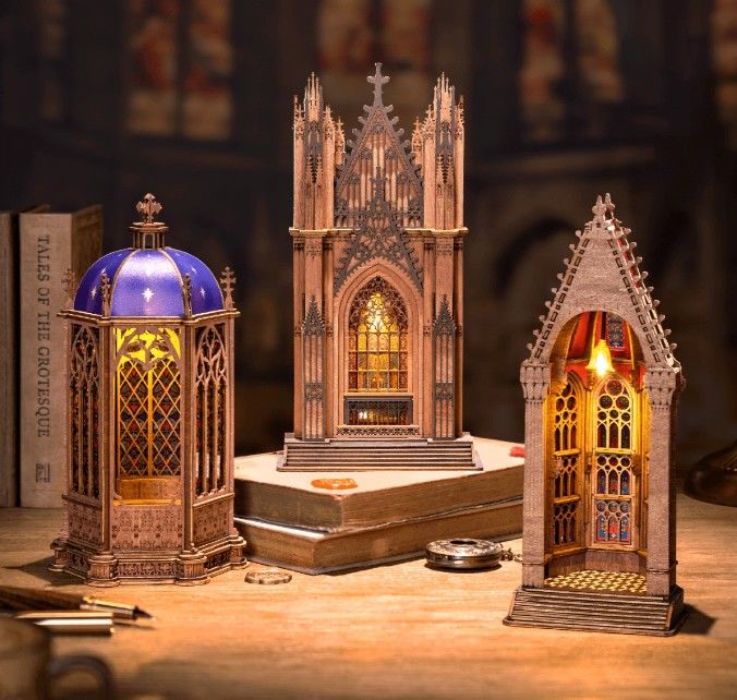 ROETGA01 Rolife Twin-Tower Cathedral 3D Wooden Puzzle