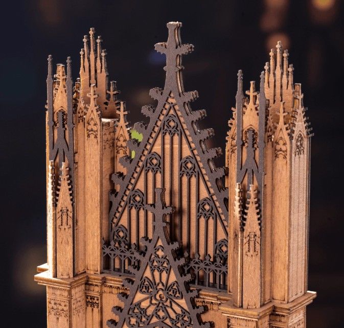 ROETGA01 Rolife Twin-Tower Cathedral 3D Wooden Puzzle