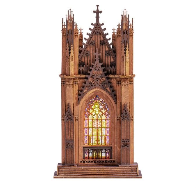 ROETGA01 Rolife Twin-Tower Cathedral 3D Wooden Puzzle