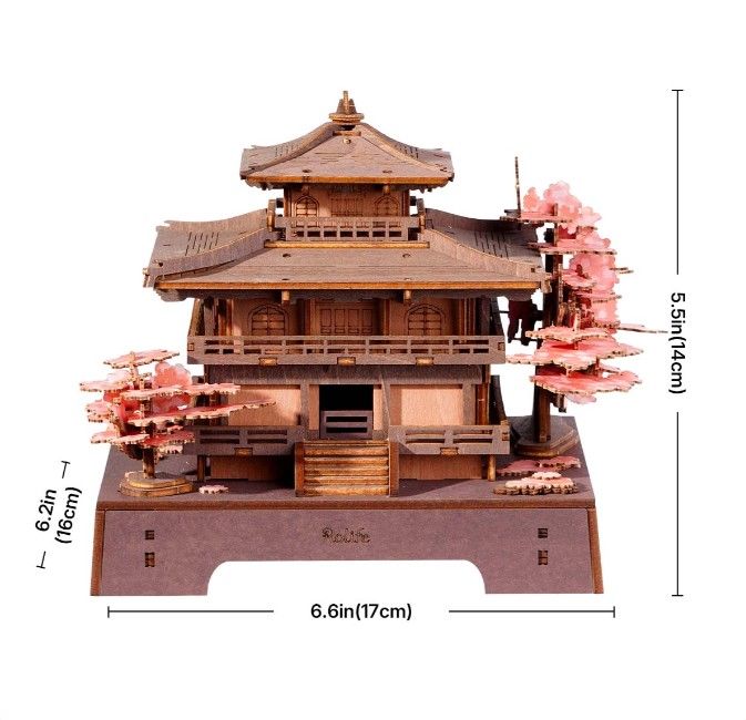 ROETGA07 Rolife Sakura Pavilion 3D Wooden Puzzle