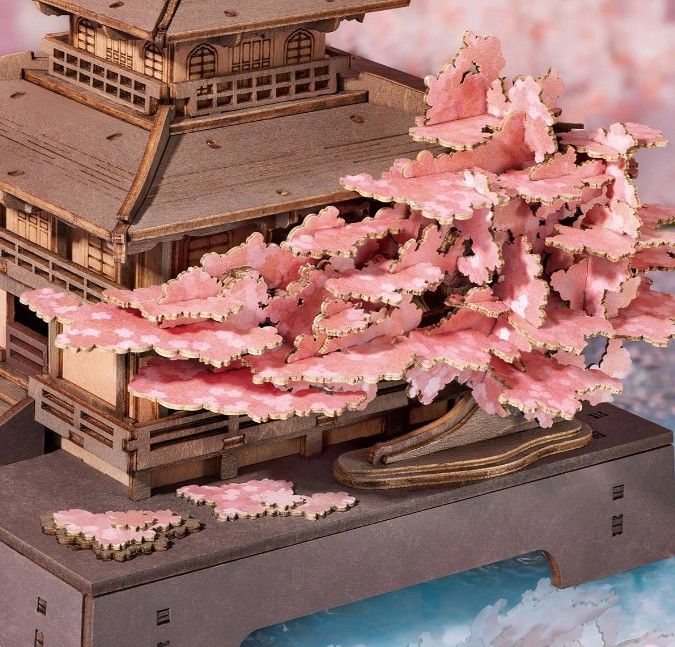 ROETGA07 Rolife Sakura Pavilion 3D Wooden Puzzle