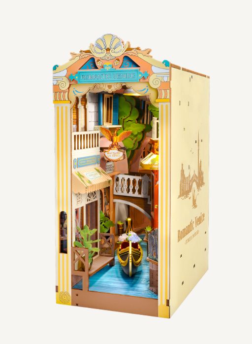 ROETGB08 Rolife Romantic Venice DIY Book Nook Shelf Insert
