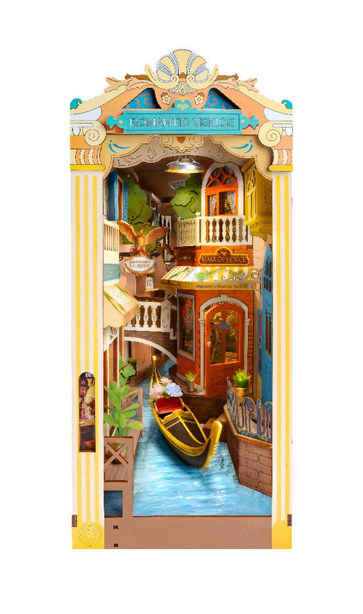ROETGB08 Rolife Romantic Venice DIY Book Nook Shelf Insert