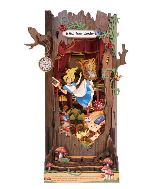 ROETGB12 Rolife Alice Adventure DIY Book Nook Shelf Inset