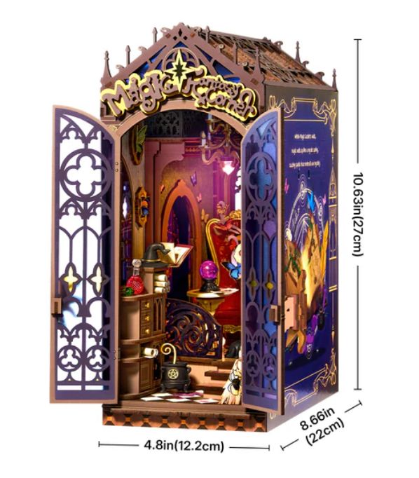 ROETGB14 Rolife Magic Fantasy Corner DIY Book Nook Shelf Inset