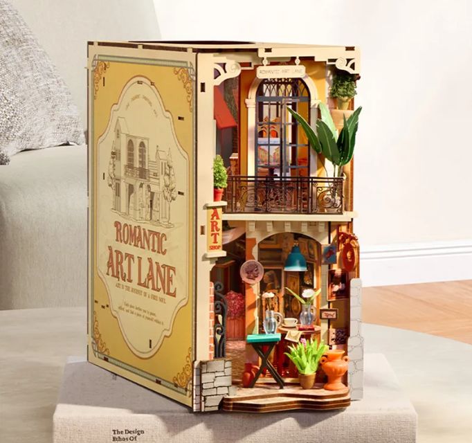 ROETGB20 Rolife Romantic Art Lane DIY Book Nook