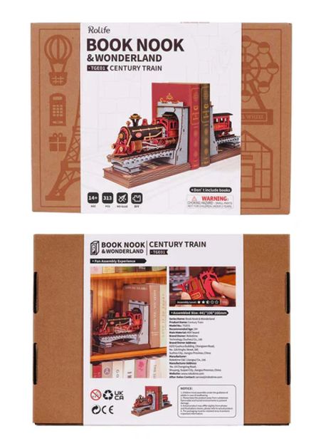 ROETGE01 Rolife Book Nook Century Train and Wonderland 3D Wooden Puzzle