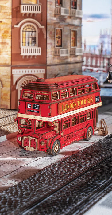 ROETGM02 Rolife London Tour Bus 3D Wooden Puzzle