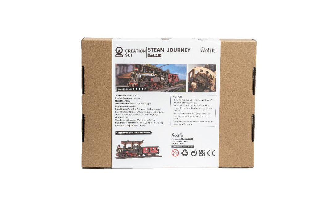 ROETGS01 Rolife Steam Journey 3D Wooden Puzzle