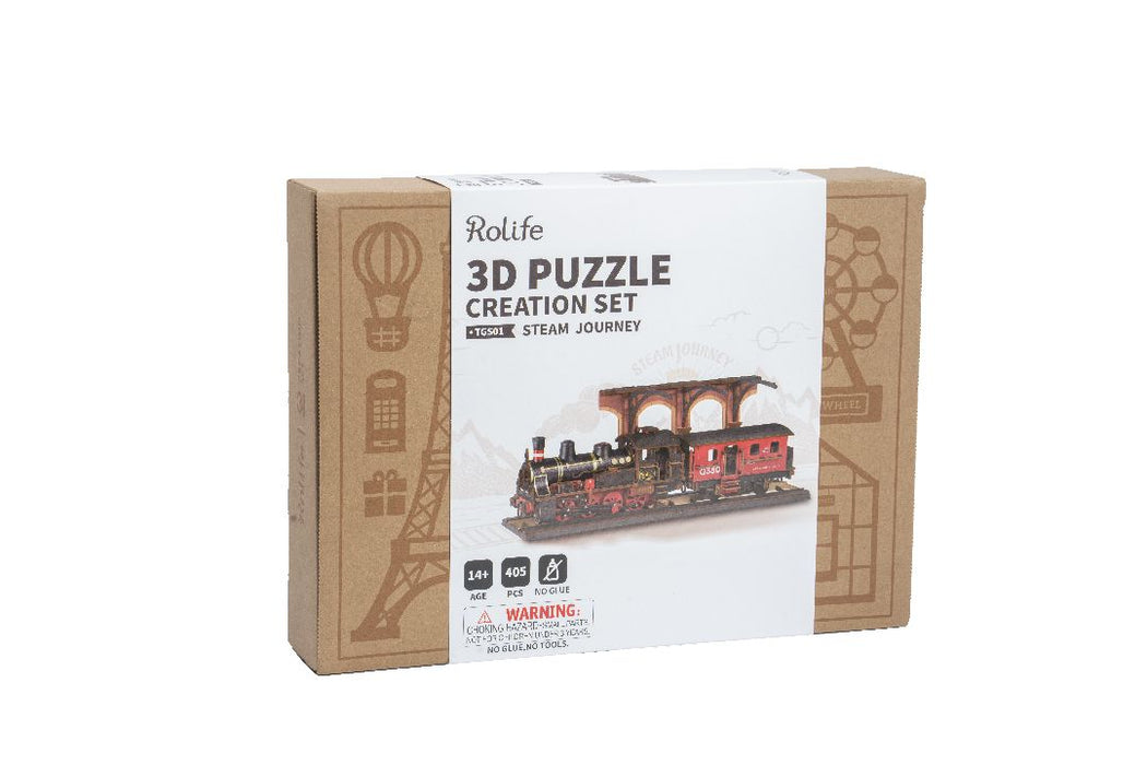 ROETGS01 Rolife Steam Journey 3D Wooden Puzzle