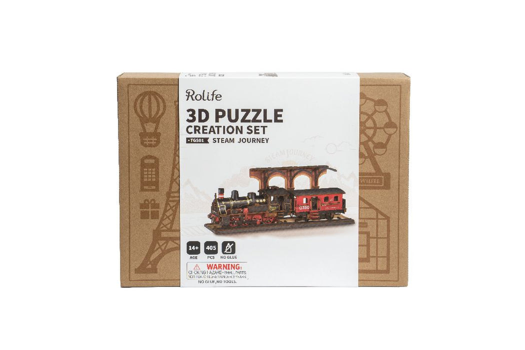 ROETGS01 Rolife Steam Journey 3D Wooden Puzzle