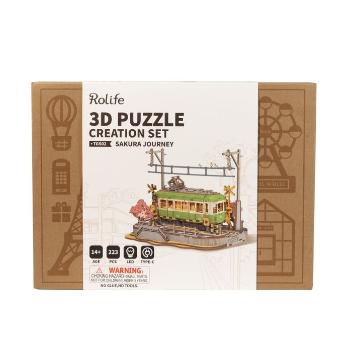 ROETGS02 Rolife Sakura Journey 3D Wooden Puzzle