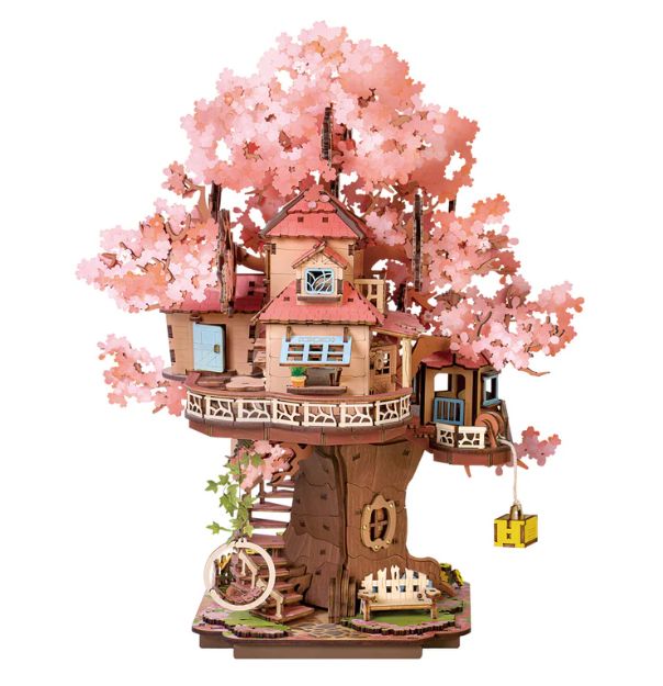 ROETGS04 Rollife Sakura Tree House 3D Wooden Puzzle