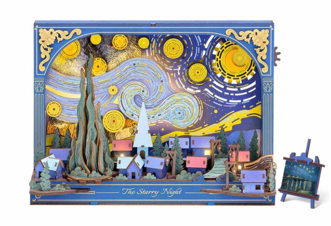 ROETH003 Rowood The Starry Night Wooden Puzzle