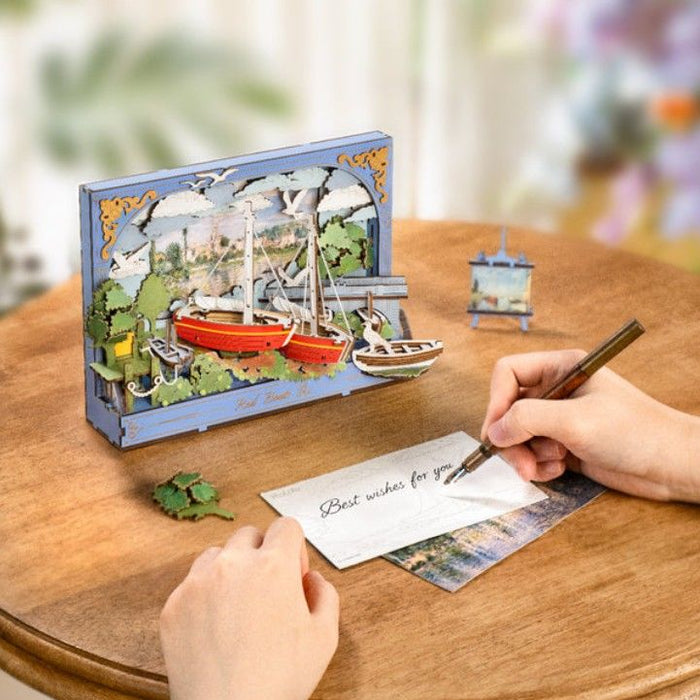 ROETH004 Rowood Red Boats 3D Wooden Puzzle