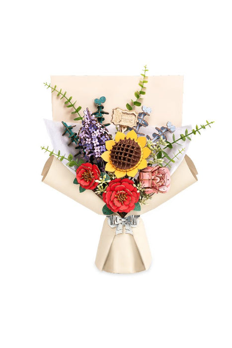 ROETW01H Rowood Wooden Flower Bouquet