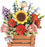 ROETW02H DIY 3D Wooden Puzzle Wooden Bloom Box