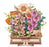 ROETW04H Rowood Wooden Blooming Book 3D Wooden Puzzle