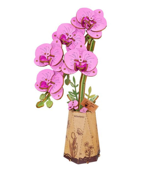 ROETW091 Rowood Purple Moth Orchid 3D Wooden Puzzle